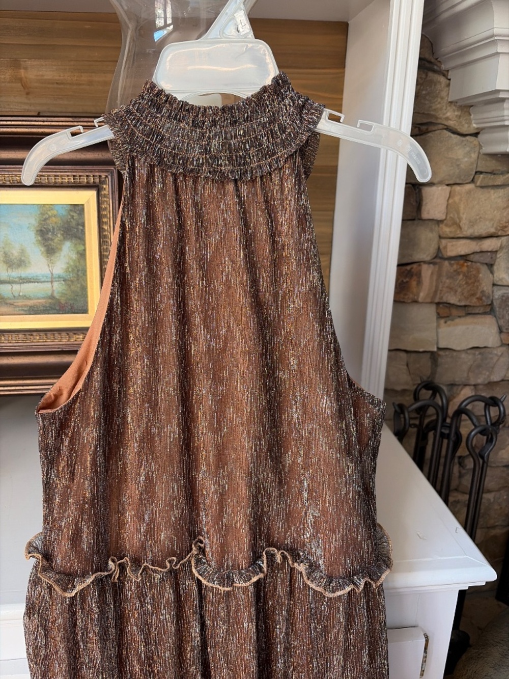 Thml shimmer maxi dress - Picture 2 of 3